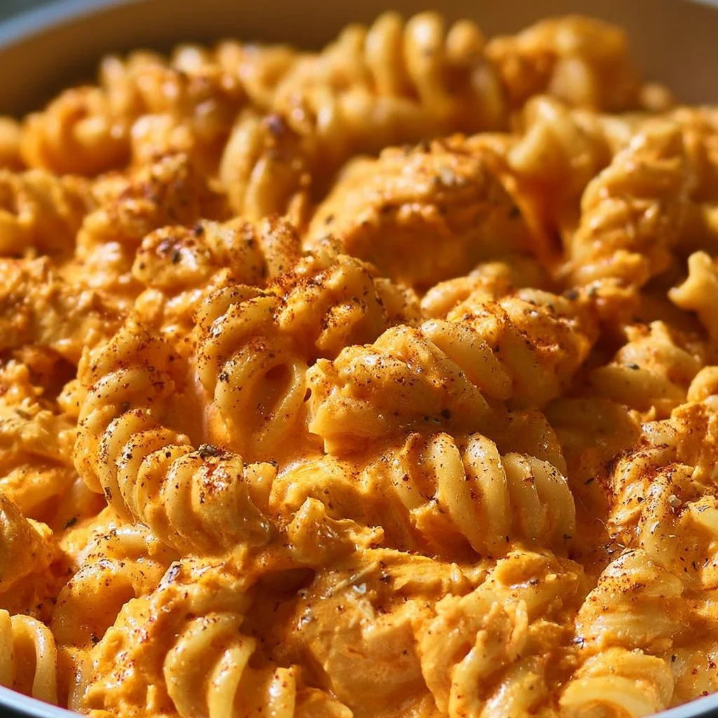 Buffalo Chicken Pasta Recipe 1 Creamy Spicy Buffalo Chicken Pasta