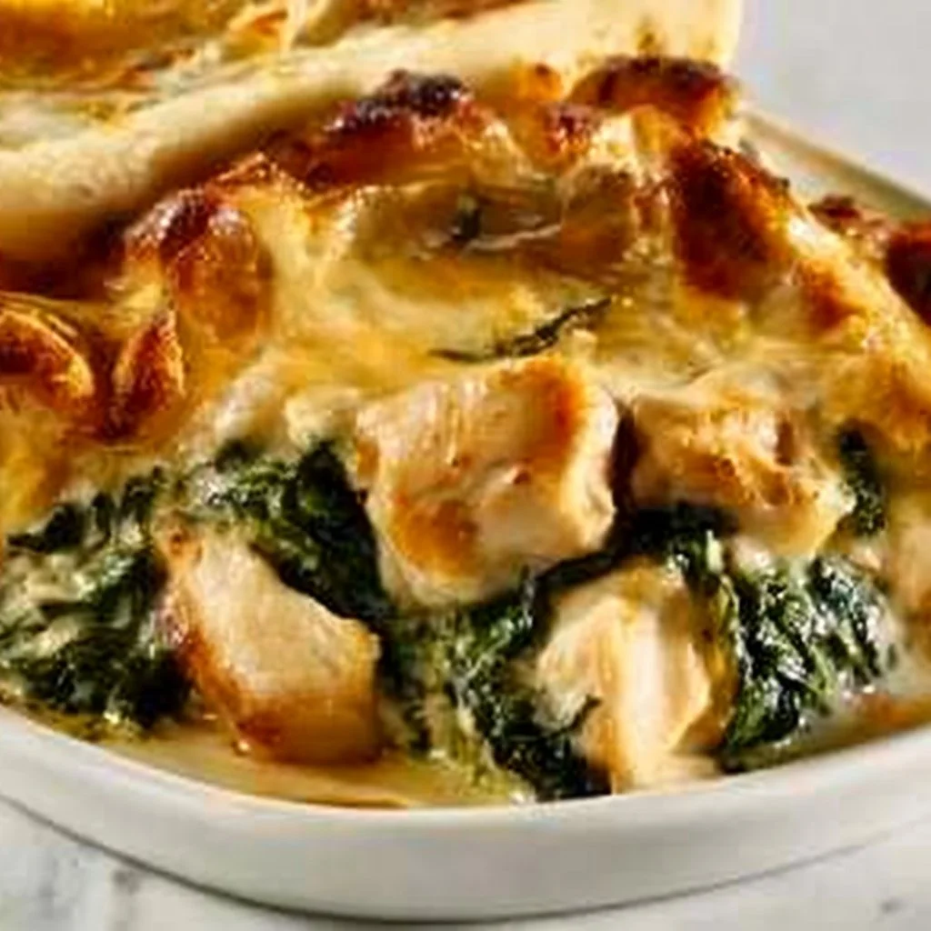 Creamy Chicken and Spinach Casserole