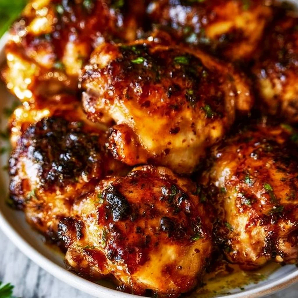 Garlic Honey Chicken Thighs Recipe