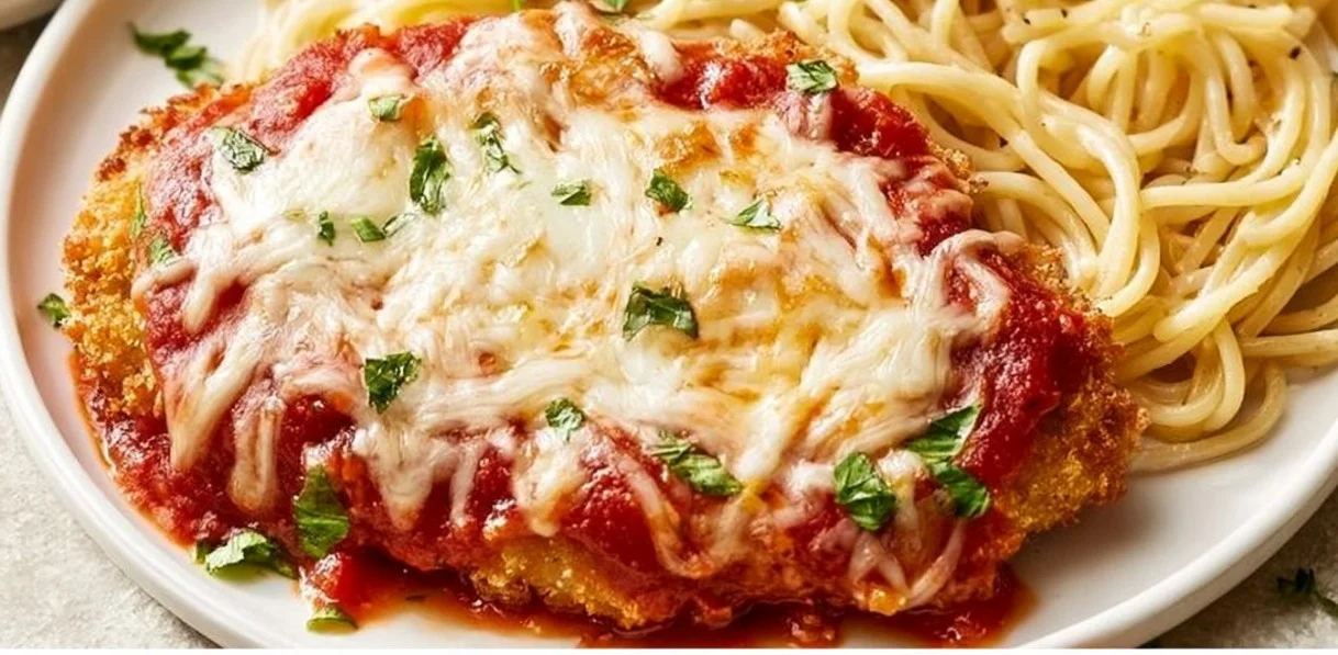 Baked Chicken Parmesan 1 Baked Chicken Parmesan