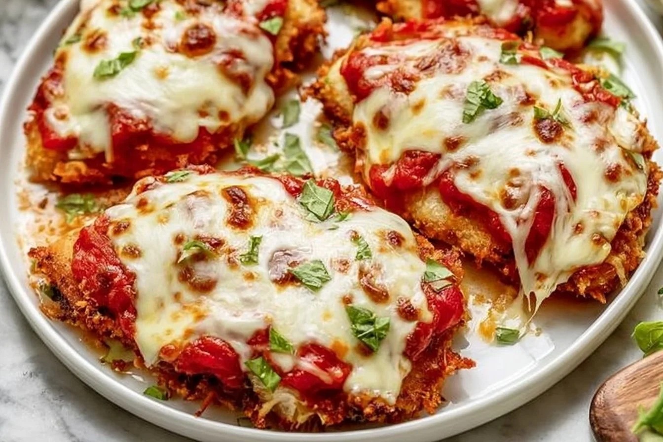 Baked Chicken Parmesan 2 Baked Chicken Parmesan