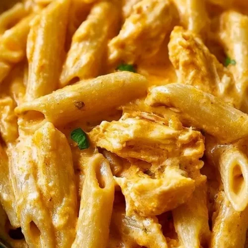 Buffalo Chicken Alfredo Pasta Recipe 3 Buffalo Chicken Alfredo Pasta Recipe 1