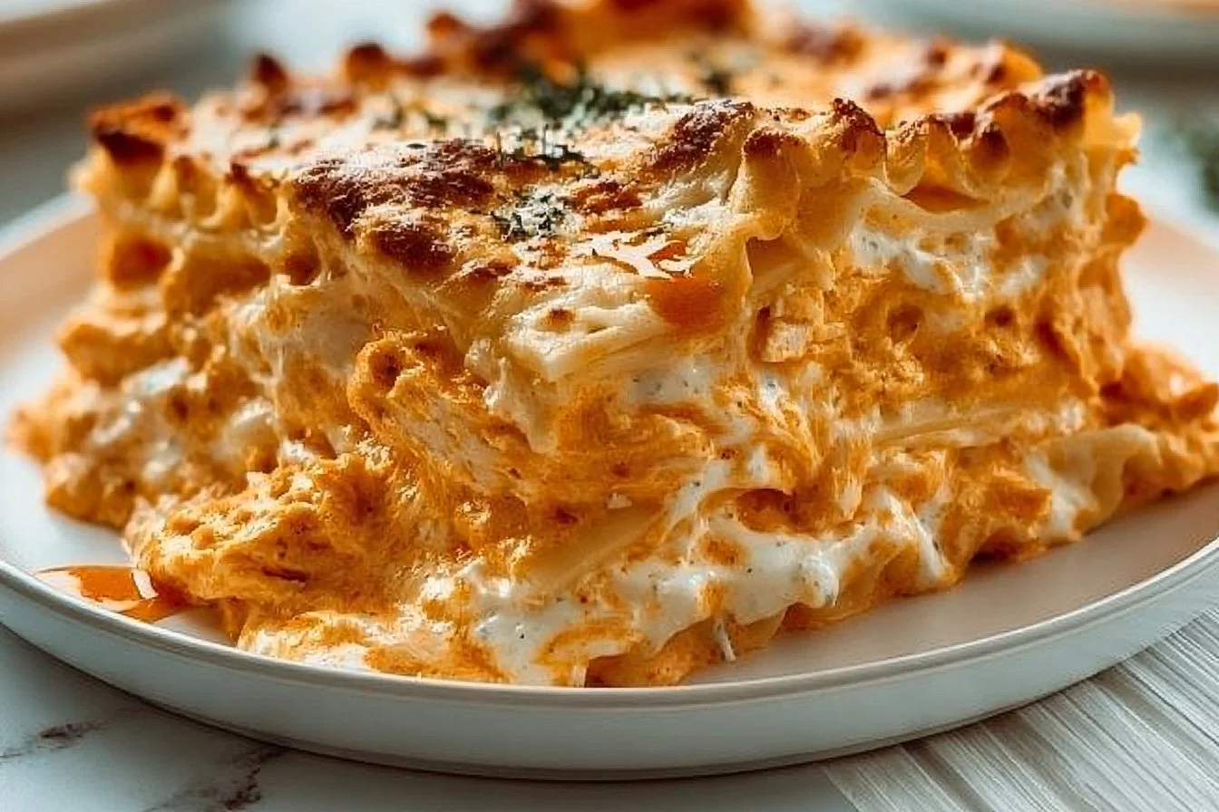 Buffalo Ranch Chicken Lasagna Recipe 2 Cheesy Buffalo Ranch Chicken Lasagna