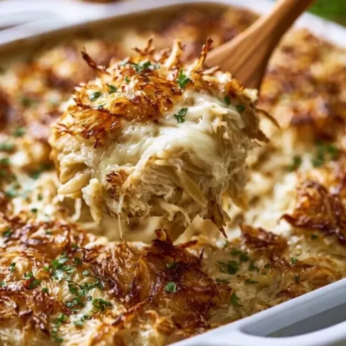 Chicken French Onion Orzo Casserole 3 Chicken French Onion Orzo Casserole 1