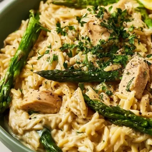 Chicken Orzo with Asparagus Recipe 3 Chicken Orzo with Asparagus Recipe 1