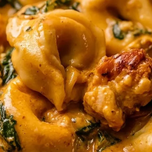 Delicious Chicken Tortellini Dinner Recipe with fresh ingredients