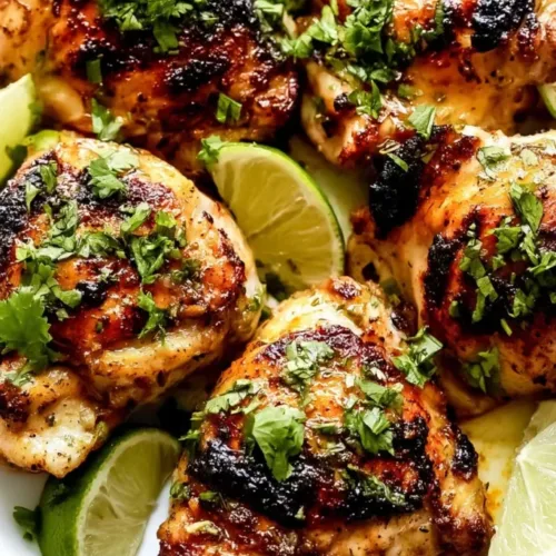 Cilantro Lime Crispy Chicken Thighs Recipe 1