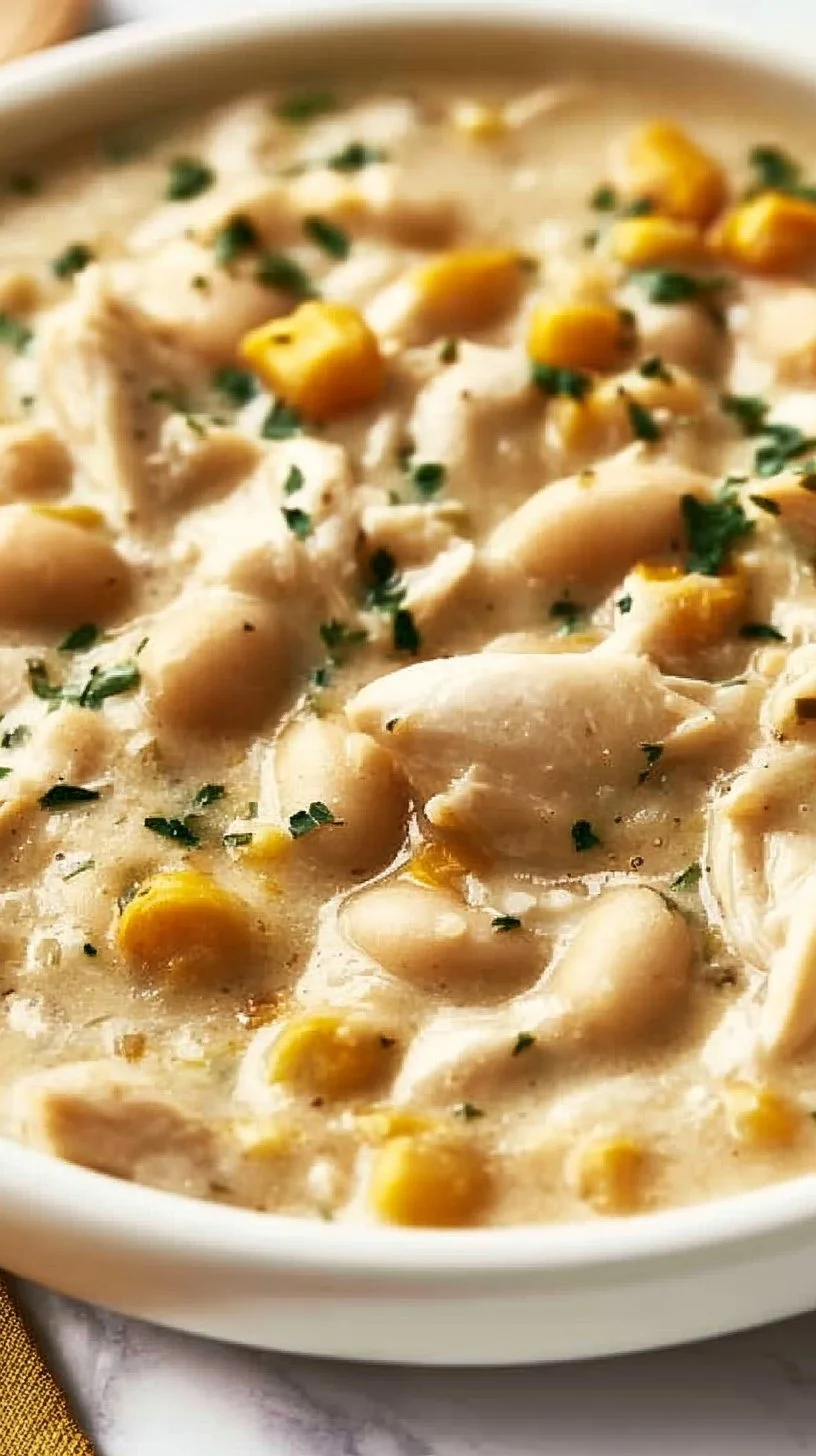 Creamy Chicken Chili with White Beans 2 White Chicken Chili