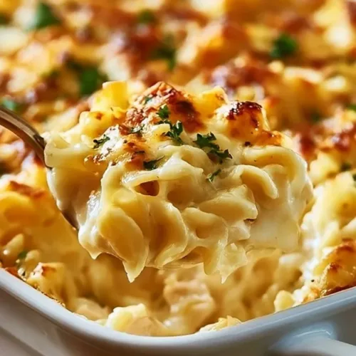 Creamy Chicken Noodle Casserole 3 Creamy Chicken Noodle Casserole 1