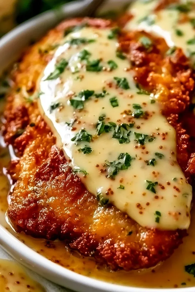 Plate of crispy Malibu chicken with sides, showcasing a delicious dinner option.