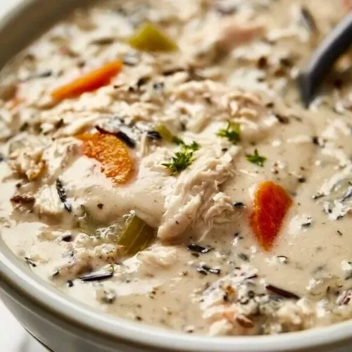 Crockpot Chicken Soup with Wild Rice 1