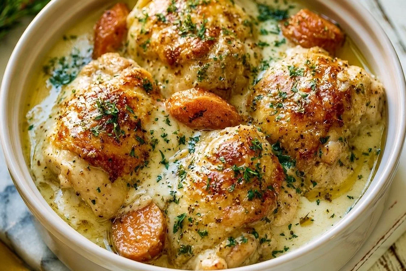 Crockpot Garlic Butter Chicken