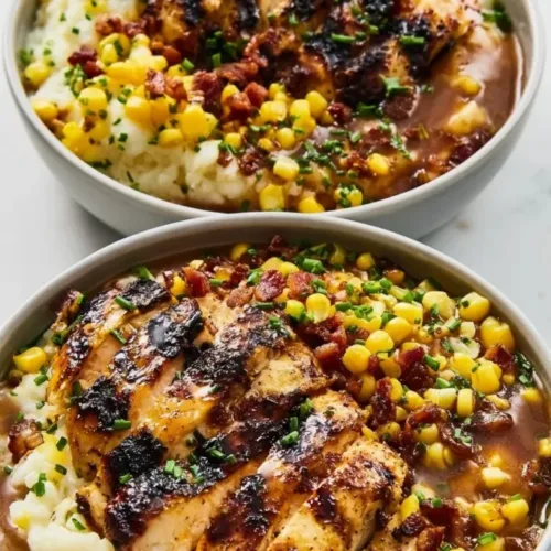 Grilled Chicken Mashed Potatoes Bowls Recipe 3 Grilled Chicken Mashed Potatoes Bowls Recipe 1