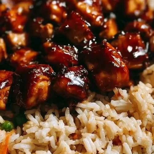 Honey BBQ Chicken Rice Recipe 1