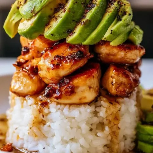 Honey Lime Chicken with Avocado Rice 3 Honey Lime Chicken with Avocado Rice 1