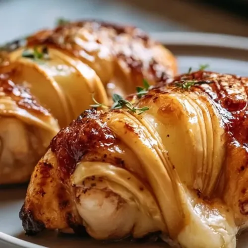 Maple Glazed Apple and Brie Stuffed Chicken 3 Maple Glazed Apple and Brie Stuffed Chicken 1