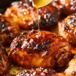 Deliciously seasoned Old Bay style chicken thighs served on a plate