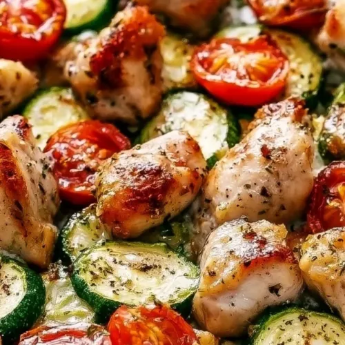 Sheet Pan Mediterranean Chicken & Zucchini 1