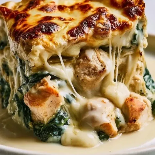 Spinach Artichoke Chicken Casserole That Is Protein Packed 1
