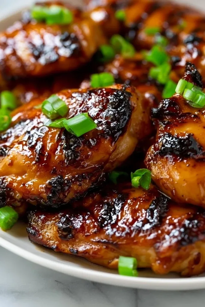 Delicious teriyaki chicken served with steamed rice and vegetables