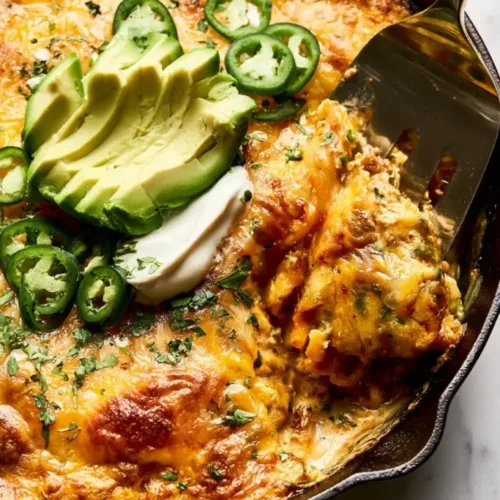 Creamy Chicken Enchilada Skillet 3 Creamy Chicken Enchilada Skillet 1