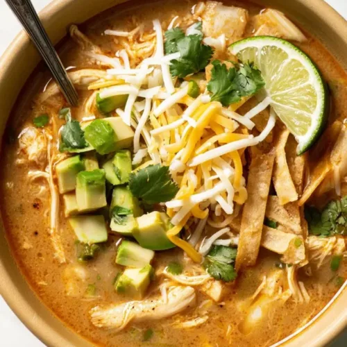 Creamy Green Chicken Enchilada Soup Recipe 3 Creamy Green Chicken Enchilada Soup Recipe 1