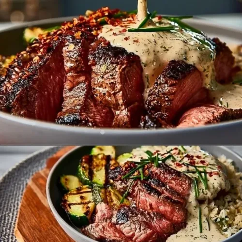 Grilled Steak Bowl with Zucchini 3 Grilled Steak Bowl with Zucchini 1