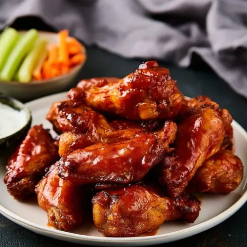 Honey Barbecue Chicken Wings 1